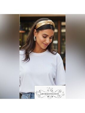 NEW Anthropologie Bundle of 4 Headbands Retail $24 each one size
